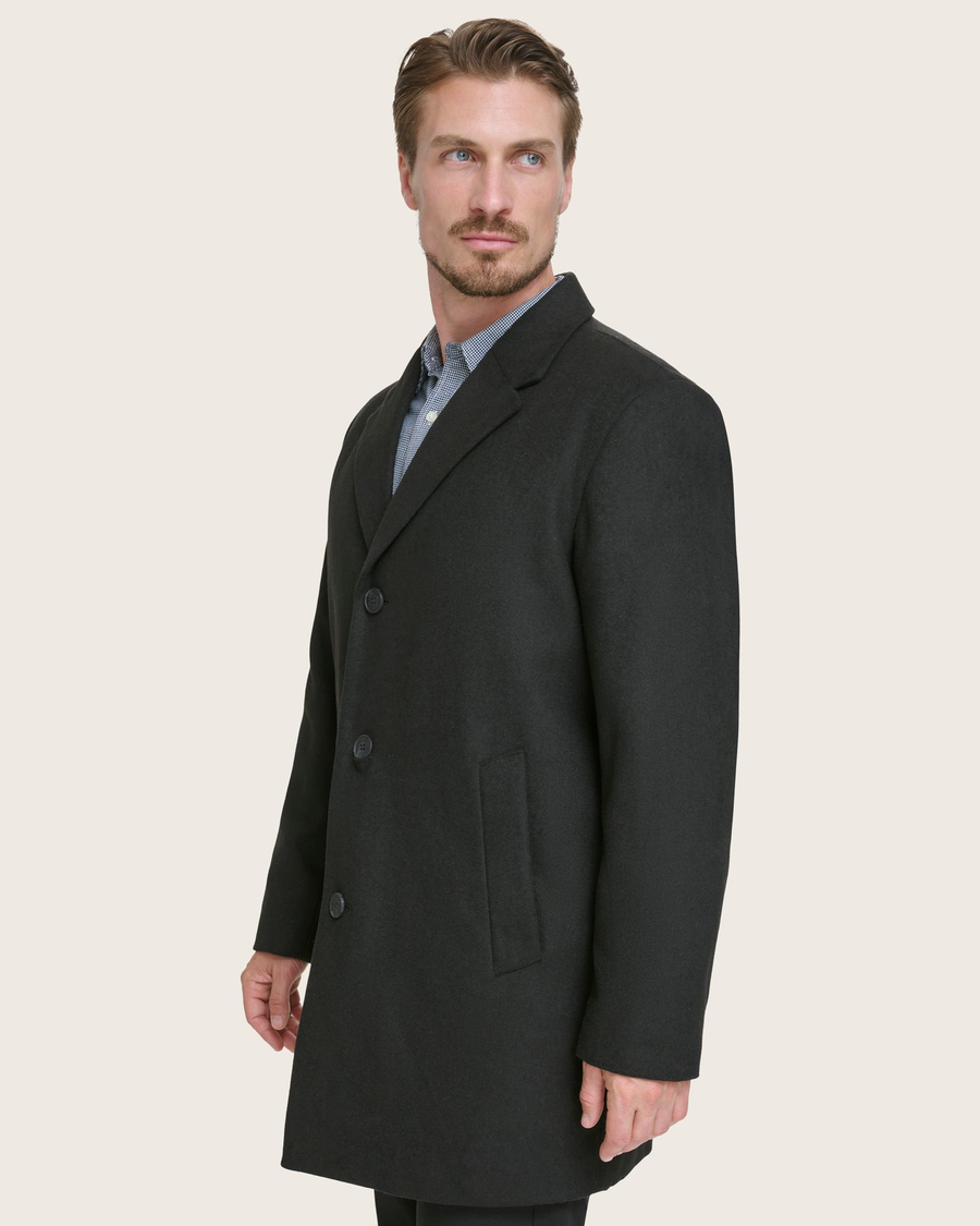 (image for) Novel Wool Blend Top Coat